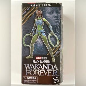 NAKIA, MARVEL LEGENDS BLACK PANTHER WAKANDA FOREVER, 2022 HASBRO NIB